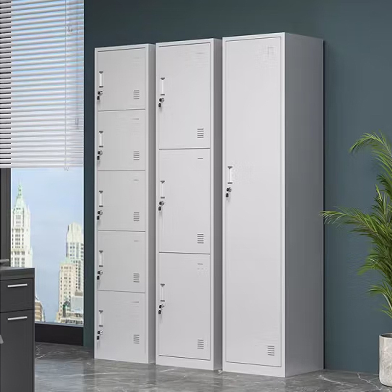 Steel storage cabinet Metal cabinets Metal Locker 1/2/3/4/5/6 Doors Home Study Cabinet Pantry Locker