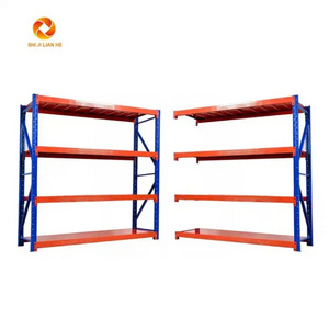 Metal heavy duty racking 4 level boltless storage rack Warehouse storage shelves Stacking Racks metal Industrial Rack