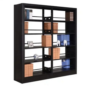 Hot Sale Boltless Metal bookrack Metal Library Shelf tall bookcase office bookcase public library furniture