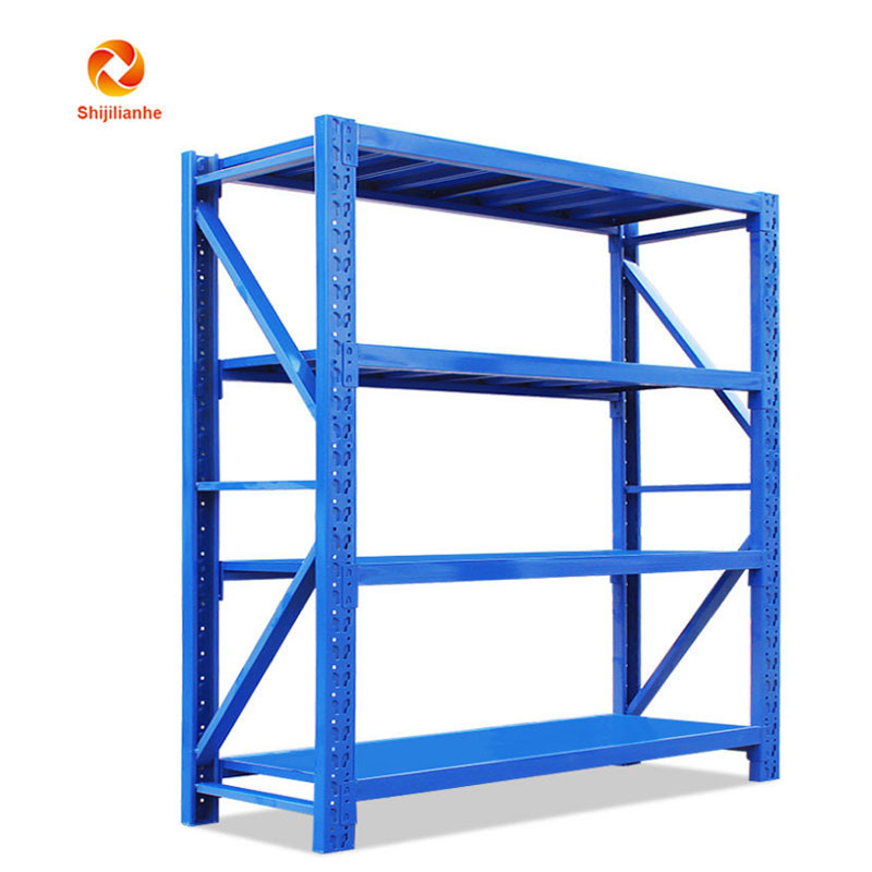 Low Shipping Cost Garage Shelf Small Size Home Storage Shelves 200kg Warehouse Shelves Removable