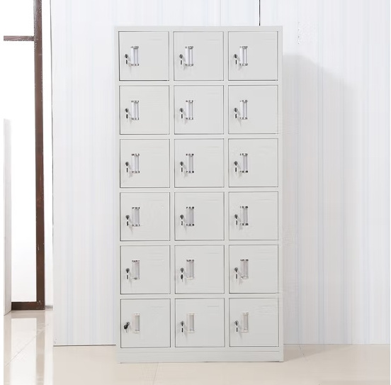 Customized New Products steel wardrobe 18 door wardrobe metal locker 18 door Steel Lockers Cabinet