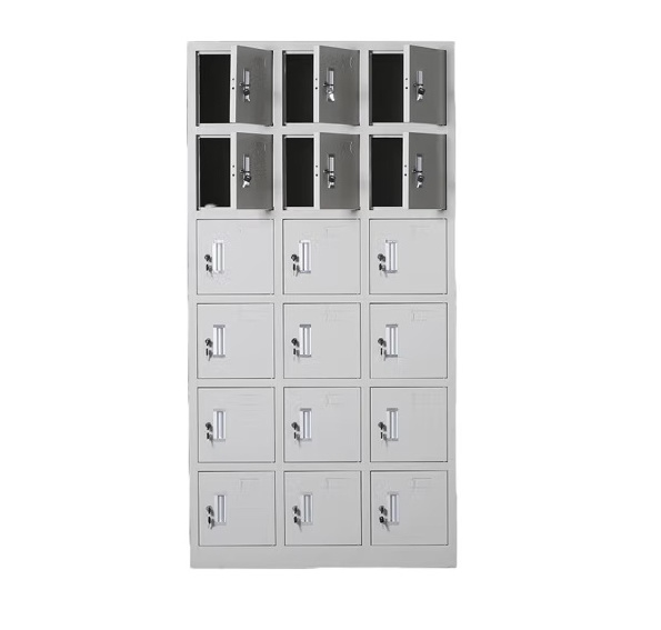 Customized New Products steel wardrobe 18 door wardrobe metal locker 18 door Steel Lockers Cabinet