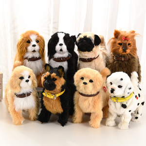 2023 Custom Musical Electric Barking Dogs Stuffed Animal Walking Cute Singing Plush Dog Repeating Singing Plush Toy for Children