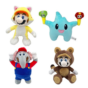 2023 Plush Toy Mario Doll Toy Cat form Mario animation Soft Stuffed Animal Dolls Toy Kids Children Birthday Christmas Gift