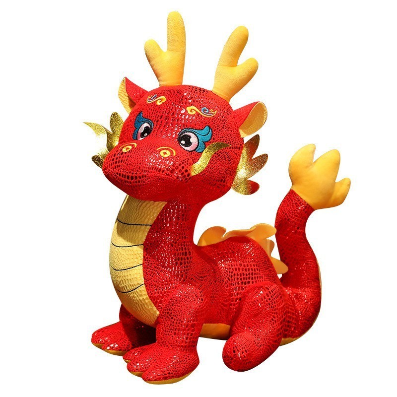 2024 Whosale stuffed plush newly designed chinese style soft dragon plush filled anime plush toys children's gift