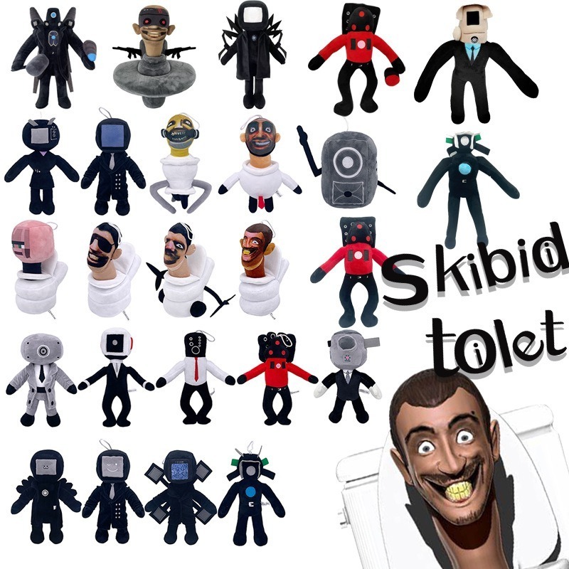 wholesale Skibidi Toilet Plush Toy Skibidi Toilet Tv Man Camera Man Plush Doll Speakerman Bosses Stuffed Toy All Series Toys