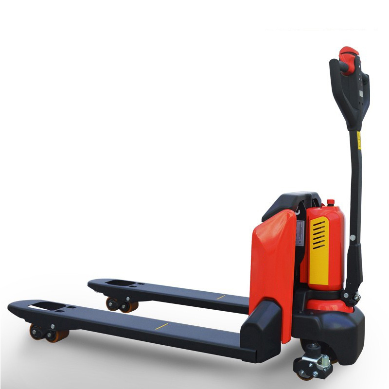 electric pallet truck with battery motor drive wheel 1.5 2 ton pallet trailer high lift noble lift portable walking pallet jack