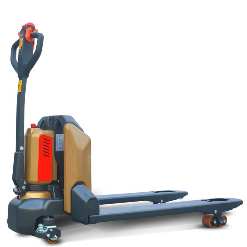 electric pallet truck with battery motor drive wheel 1.5 2 ton pallet trailer high lift noble lift portable walking pallet jack