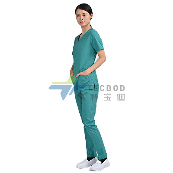 Medical Scrubs Hospital Uniforms Nurse Short Sleeve Jacket Suit For Women Men Medical Scrubs Uniforms