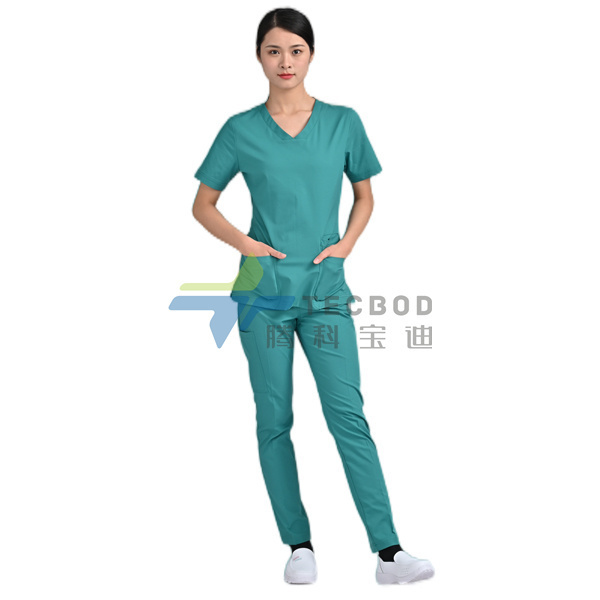 Nurse scrub plus size cotton modern fashion women female hospital nursing medical scrub uniforms sets for women