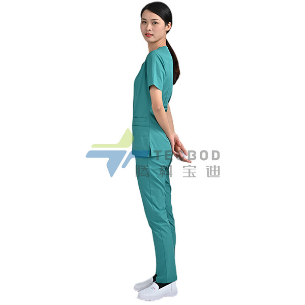 Medical Scrubs Hospital Uniforms Nurse Short Sleeve Jacket Suit For Women Men Medical Scrubs Uniforms