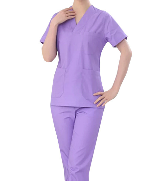 Uniform Dress Smock Medical Surgical Lab Coat for Sale White 100 Cotton Doctor Nurse Cotton Thicker Hospital Staff Unisex Women