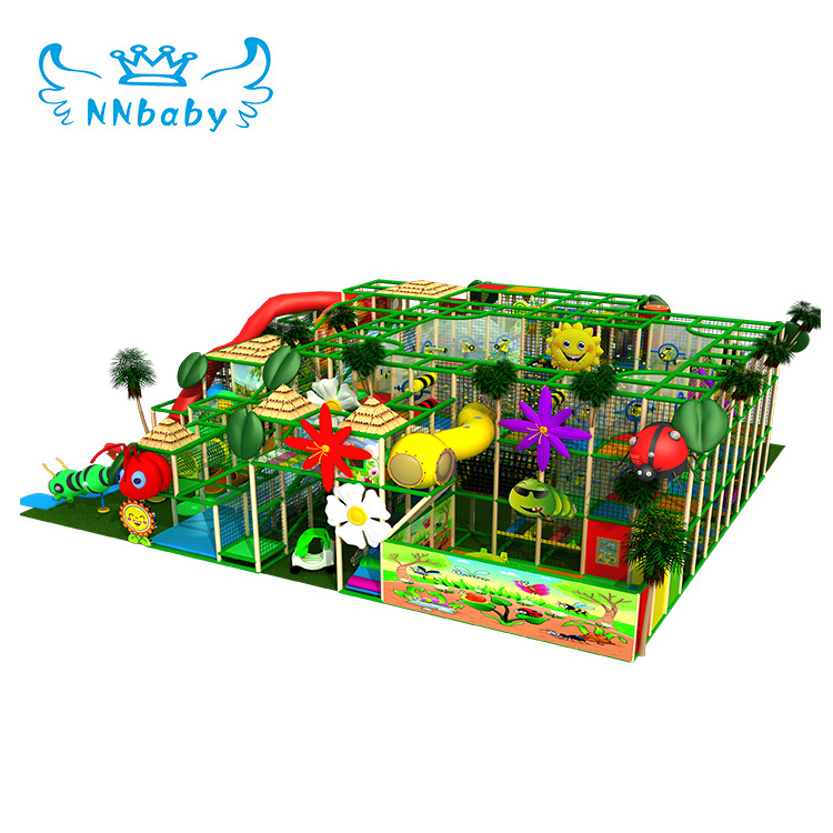 Nannan children commercial forest themed toddler ninja jungle gym game indoor adventure park playground maze amusement equipment