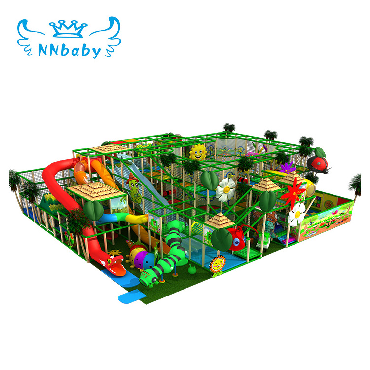 Nannan children commercial forest themed toddler ninja jungle gym game indoor adventure park playground maze amusement equipment