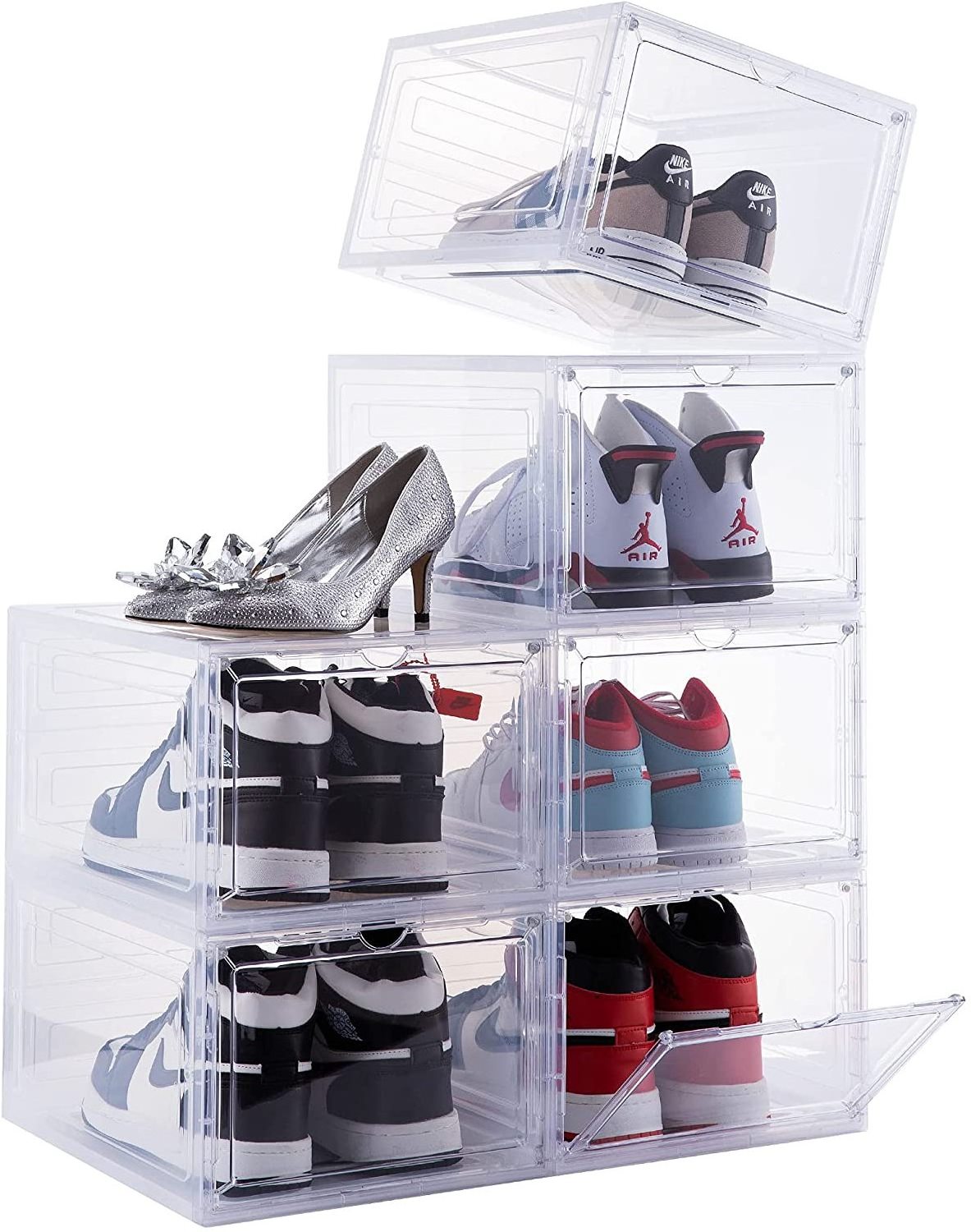 Thickened Transparent Moisture-proof Dustproof Plastic Shoe Box Drawer Type Shoe Box