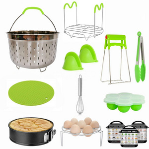 Stainless steel silicone baking kitchen tools 8pcs Pressure Cooker Accessories Set