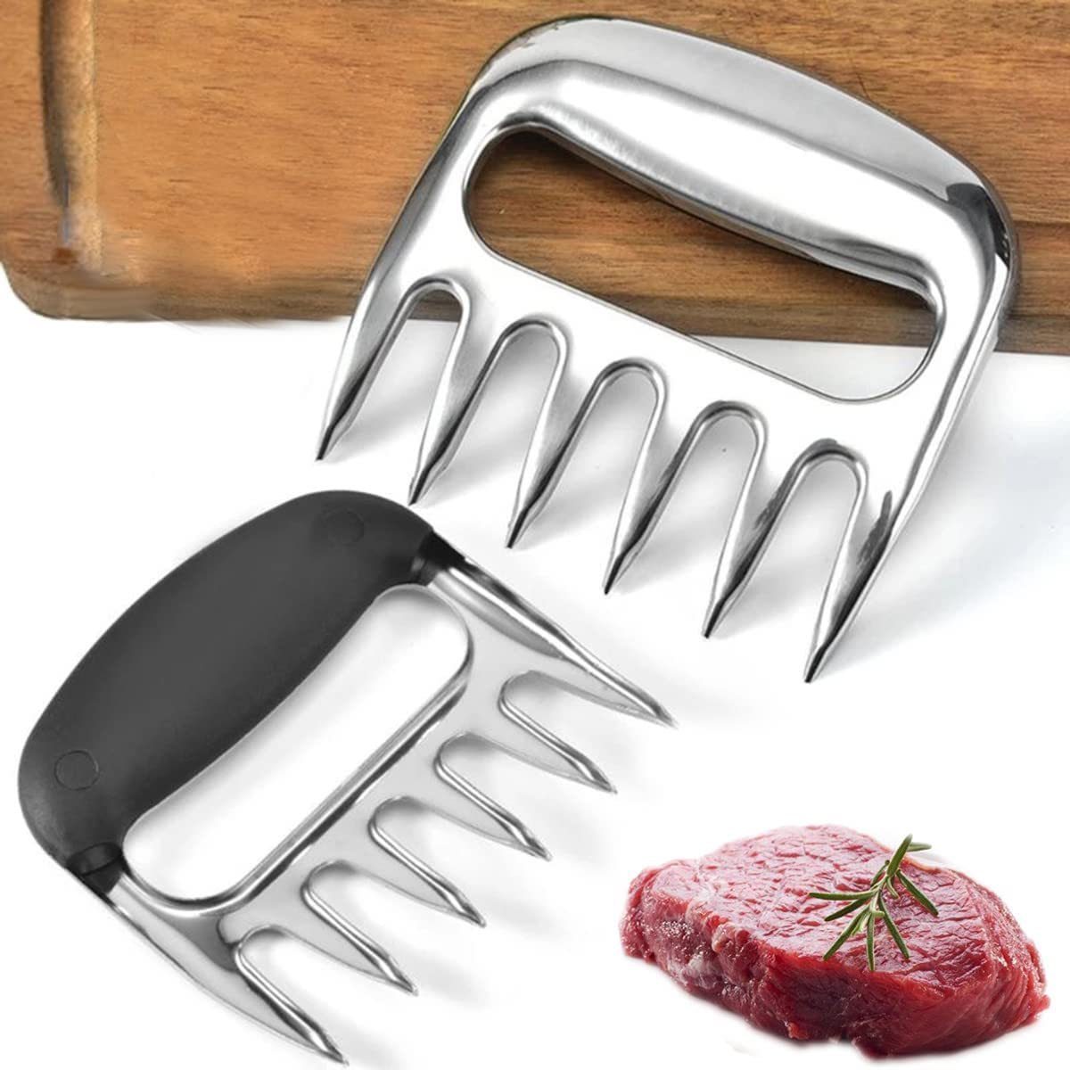 Stainless Steel  Meat Divider BBQ Barbecue Tools Bear Claw Meat Divider Bear Claw Fork