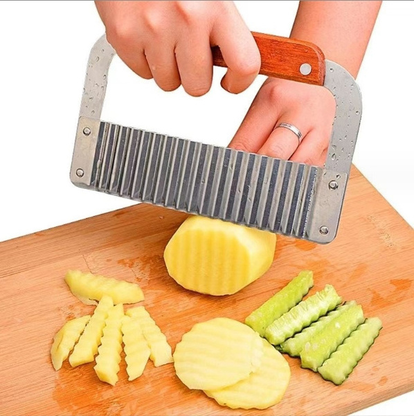 Stainless steel Cutter Multi-functional Fancy slicing tool Crinkle cut potato Wavy knife