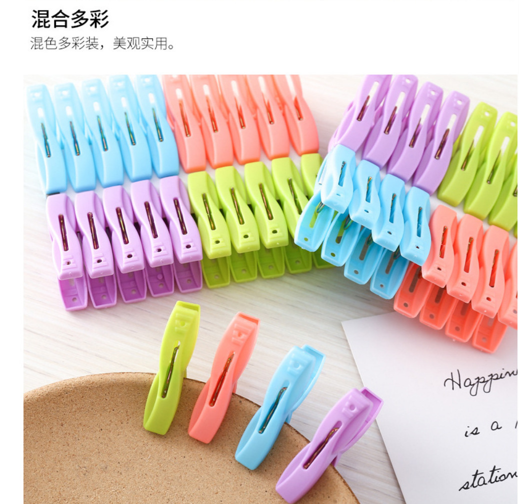 Wholesale Color Plastic small Clothes Drying Clips multifunctional  Cheap Small Cloth Clothes Plastic Peg