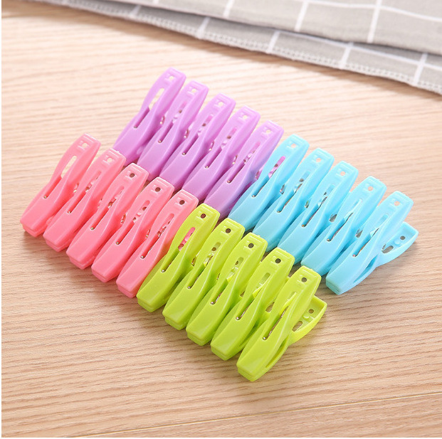 Wholesale Color Plastic small Clothes Drying Clips multifunctional  Cheap Small Cloth Clothes Plastic Peg