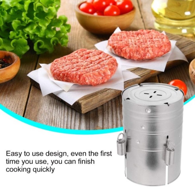 Ham Maker Stainless Steel meat press Metal hamburger press household Hamburger mold Sandwich kitchen tool