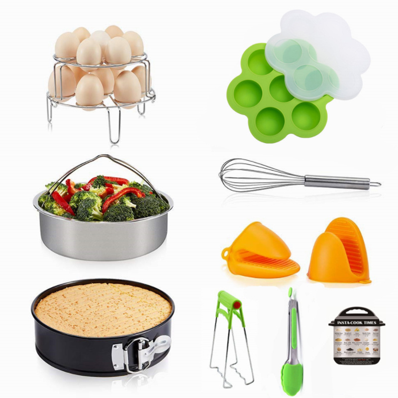 Stainless steel silicone baking kitchen tools 8pcs Pressure Cooker Accessories Set