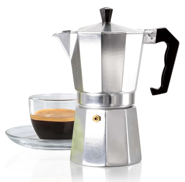 Stovetop Espresso and Coffee Maker Moka Pot for Classic Italian and Cuban Cafe Brewing Moka pot