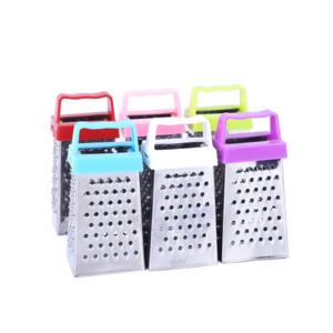 3 Inches Cheese Grater with 4 Sides Stainless Steel Cheese Ginger Mini Grater