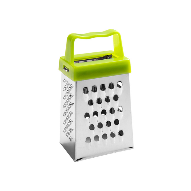 3 Inches Cheese Grater with 4 Sides Stainless Steel Cheese Ginger Mini Grater