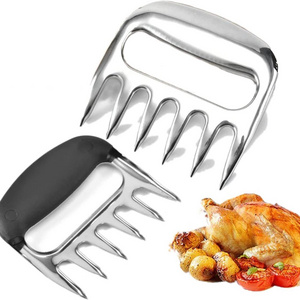 Stainless Steel  Meat Divider BBQ Barbecue Tools Bear Claw Meat Divider Bear Claw Fork