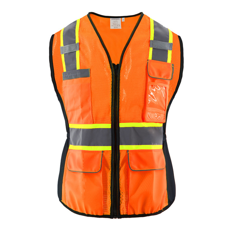 Manufacturers Reflector Women's Security Personal Protective Equipment Reflective Safety Jacket Work Vest for Airports