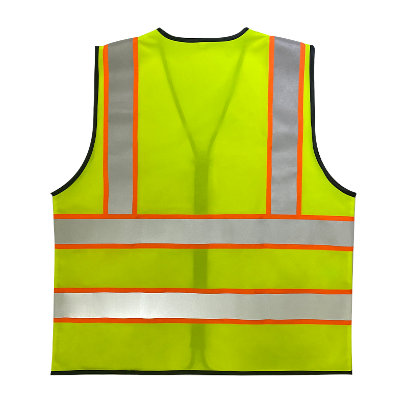 ANSI CLASS 2 New Hi-Vis Safety Vest Reflective Jacket Worker Night Security Waistcoat Tops Vests