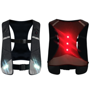 Wildsaver Led Reflective Running Vest Light Up Waterproof Sport Gear For Night Walking Runners