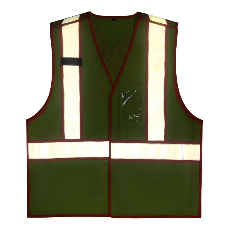 Canadian Style 5 Breakaway X Back High Visibility Reflective Safety Vest Wholesale Popular Style Security Hi Vis Vest