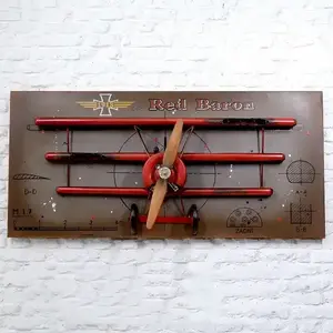 First World War Red Baron three-dimensional iron plate painting, American wall decoration bar, Internet cafe decoration painting