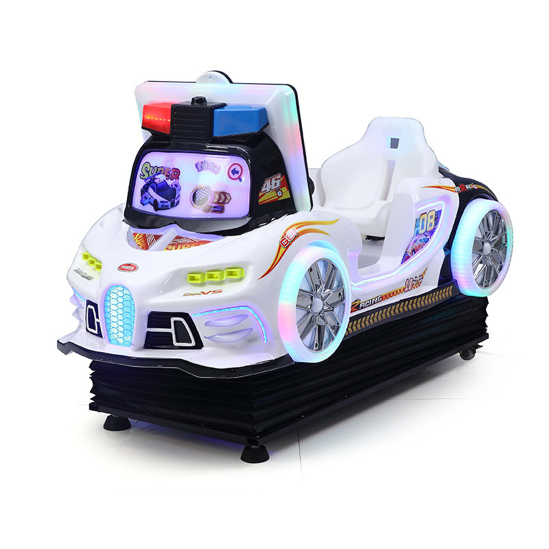 Coin-operated child Seat 2022 Hot Swing Car simulates racing machine Super happy music swing car for children