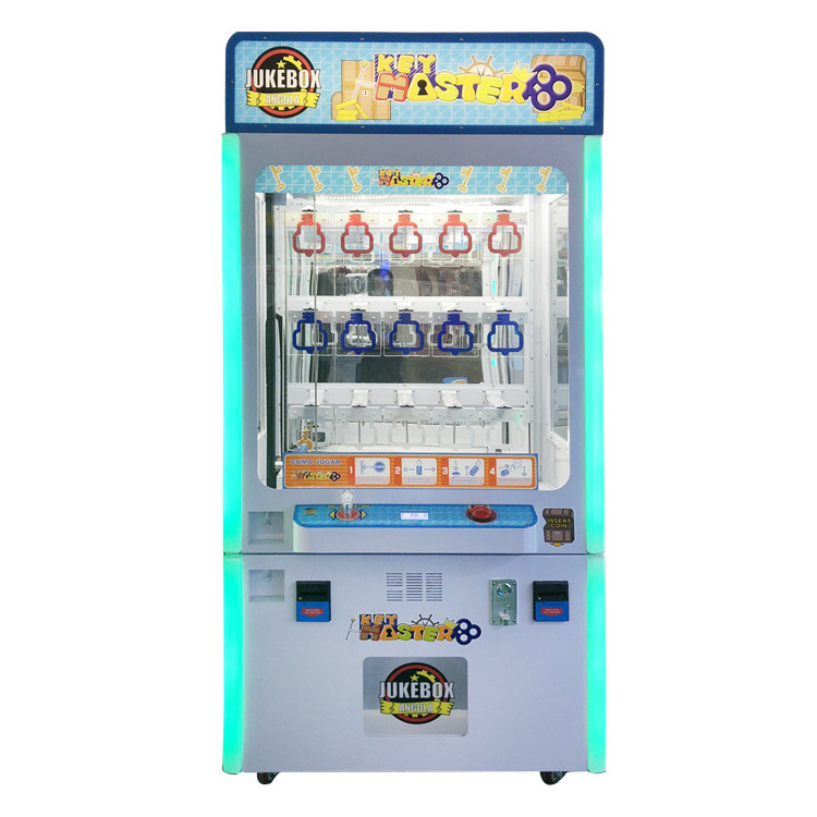 Best selling lucky key  push gift machine coin-operated gift vending machine Key Master  machine