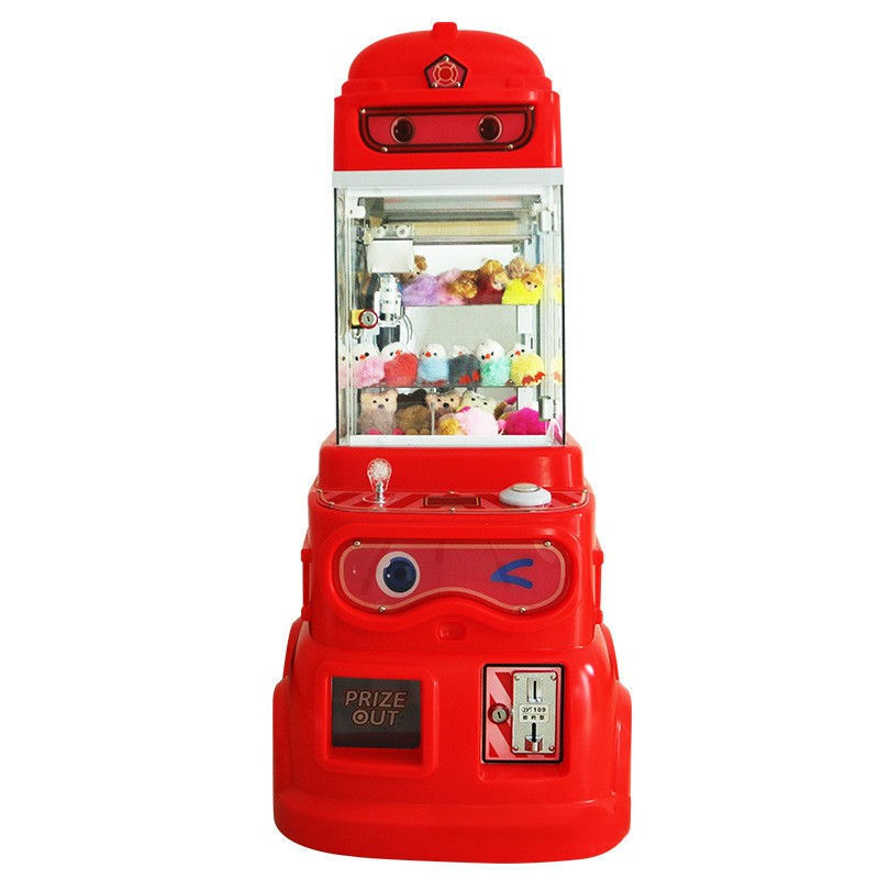 New children's coin-operated fire truck Mini doll machine Gift machine Indoor children doll equipment