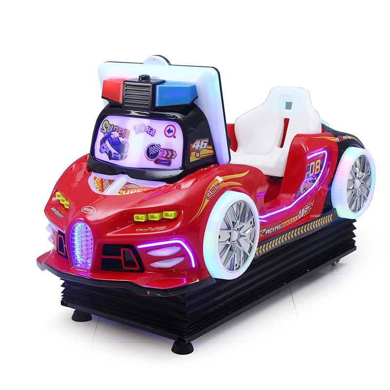 Coin-operated child Seat 2022 Hot Swing Car simulates racing machine Super happy music swing car for children