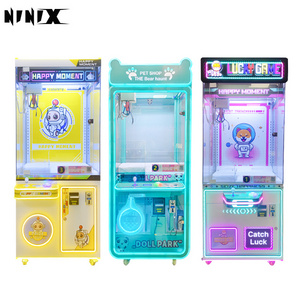 coin-operated australia claw machine panda  Doll machine  with bill acceptor australia arcade commercial claw machine