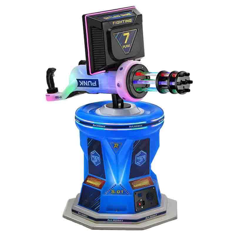 Commercial electric children's coin-operated virtual reality simulator gun shooting arcade game consoles Indoor game consoles