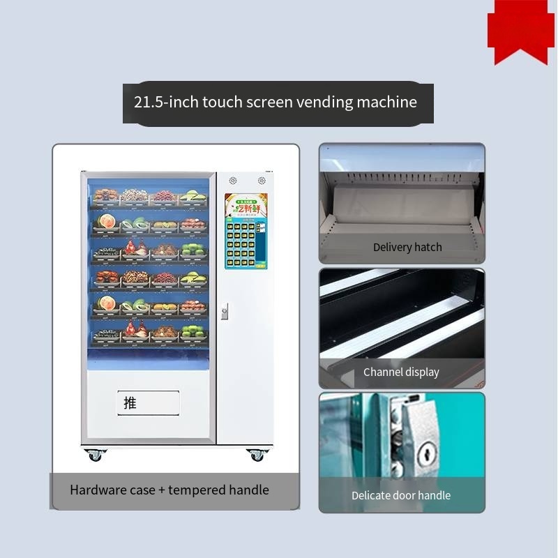 Customized automatic retail food vending machines Snack drinks fruit and vegetable self-service vending machines