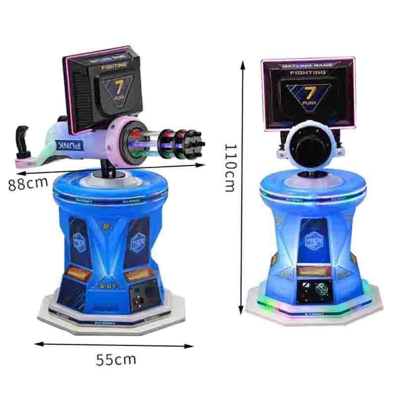 Commercial electric children's coin-operated virtual reality simulator gun shooting arcade game consoles Indoor game consoles