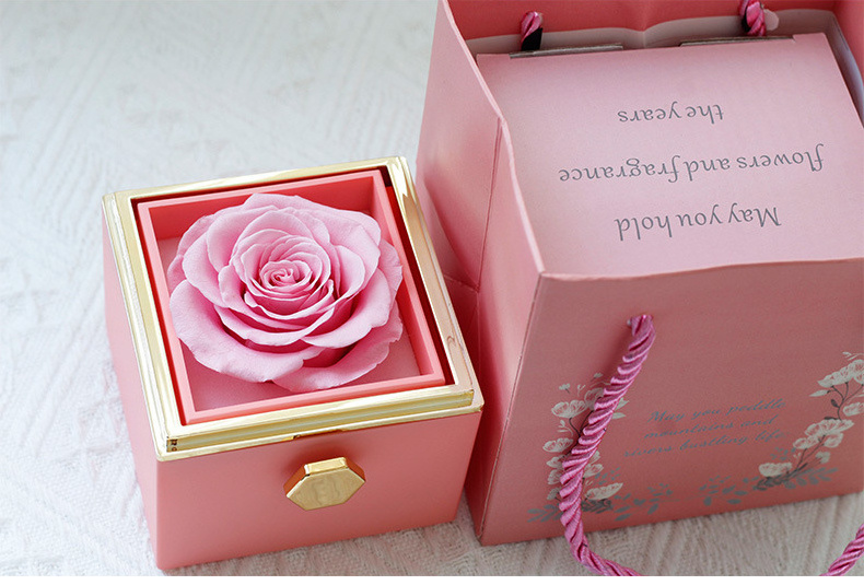 fabulove eternal rose engraved necklace valentines mother day eternal rose preserved rose eternal rose box with necklace