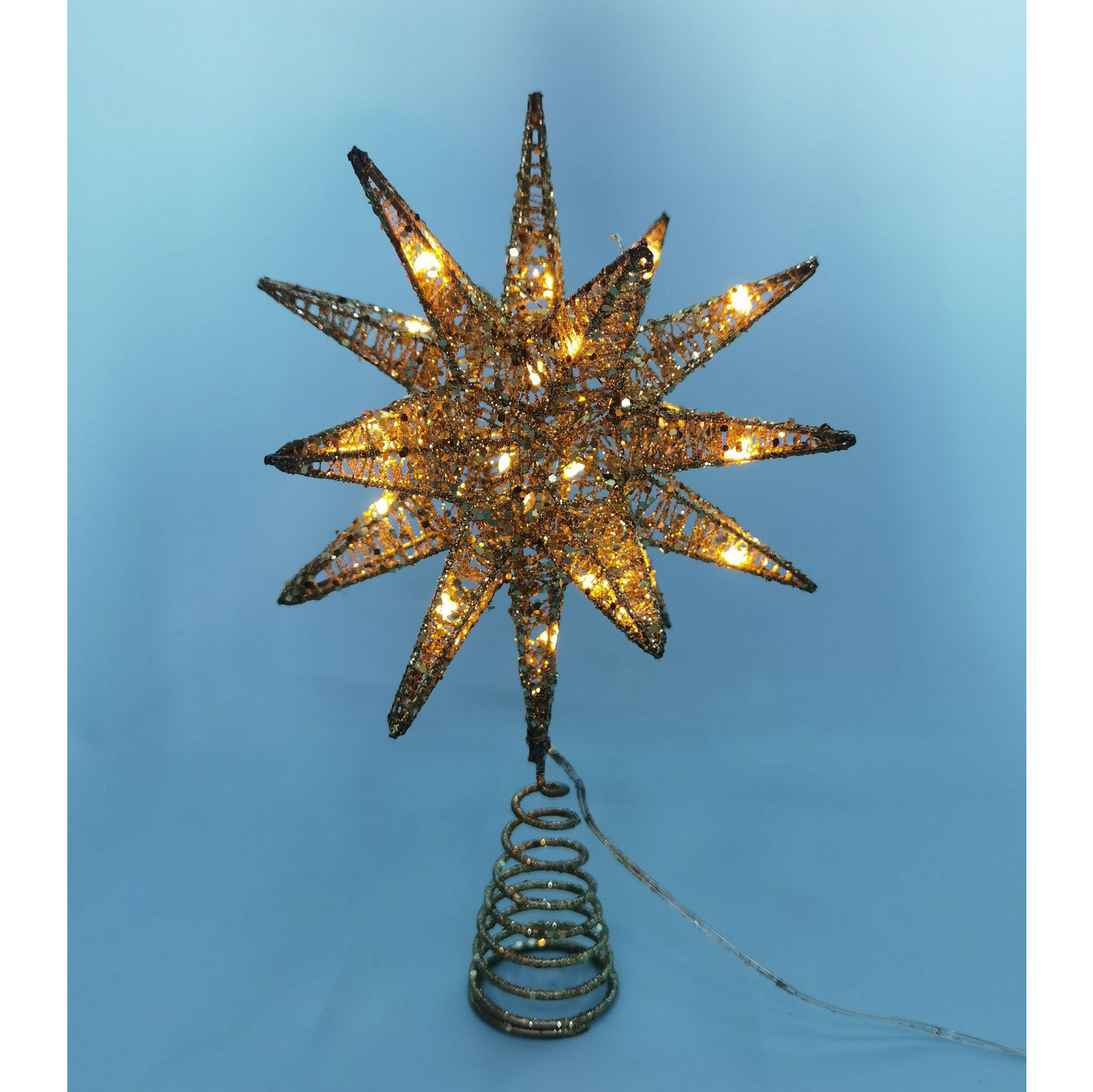 christmas decoration star light ornament christmas tree star led star for the christmas tree