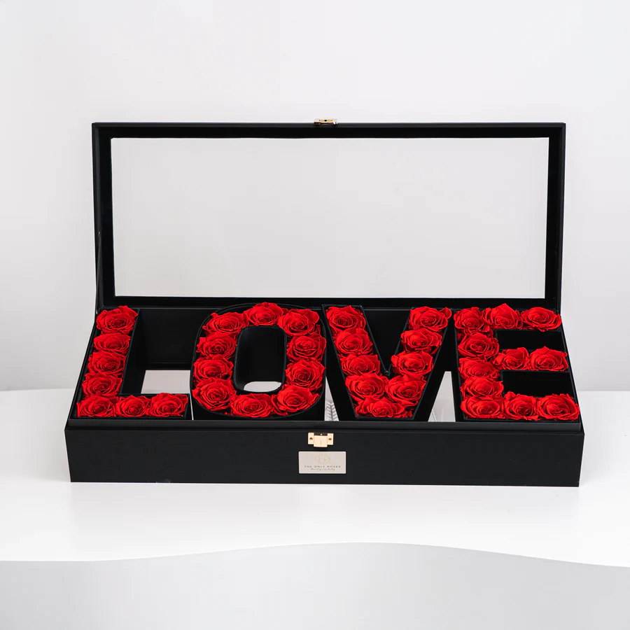 caja de flores i love you cadeau de saint valentin rose boxes i love you i love you rose box i love you boxes roses