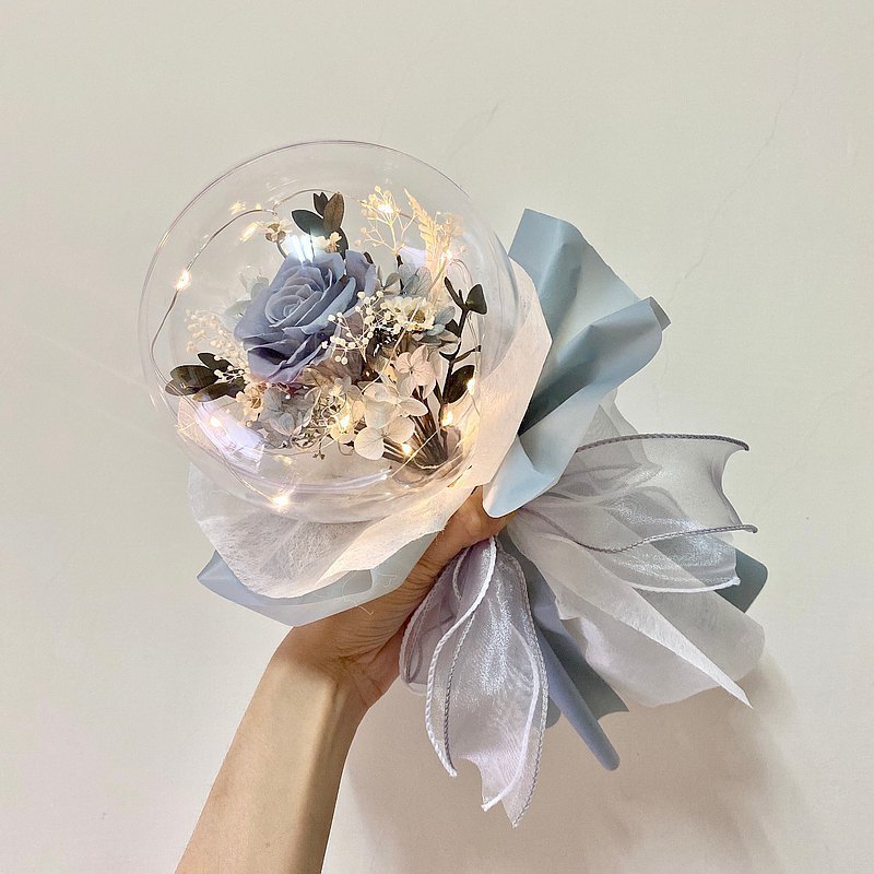 Mothers Day Gifts 2023 Wedding Valentine Festival Gift Balloons flower Bouquet bridal acrylic ball transparent flower bouquet