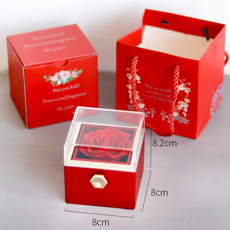 fabulove eternal rose engraved necklace valentines mother day eternal rose preserved rose eternal rose box with necklace