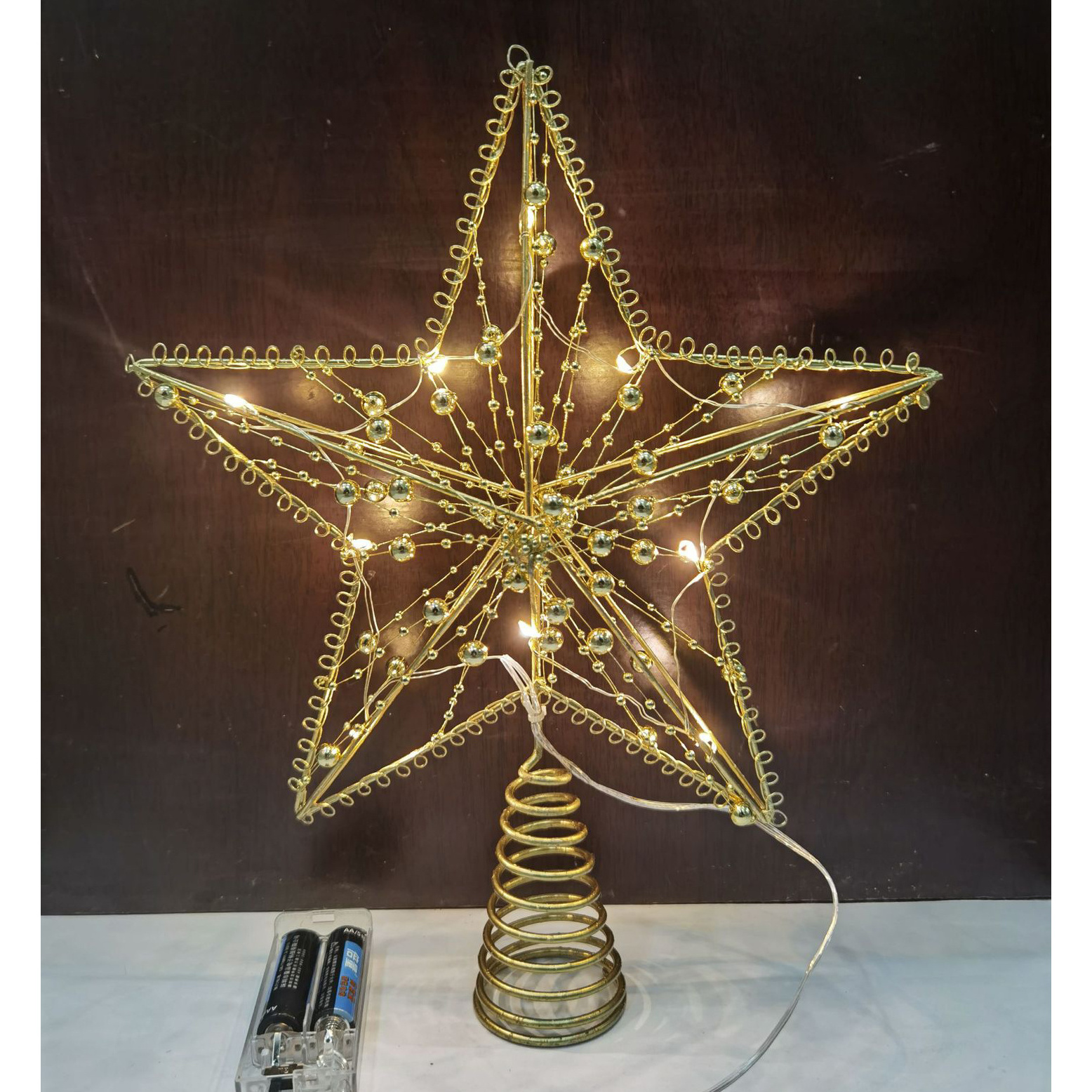 christmas decoration star light ornament christmas tree star led star for the christmas tree