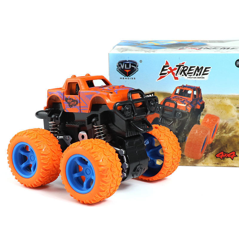 Hot selling children's inertia four-wheel drive off-road toy car children's fire toy car